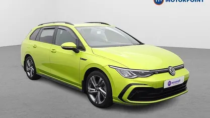 Used VW Golf VIII R-line 150 HP (110 kW) 2022 Yellow Estate