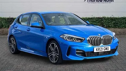 Used BMW 116 M Sport 116 HP (85 kW) 2021 Blue Hatchback