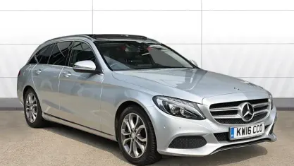 Used Mercedes C220 Premium Plus 170 HP (125 kW) 2016 Silver Estate
