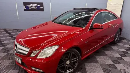 Used Mercedes E350 265 HP (194 kW) 2011 Red Coupe