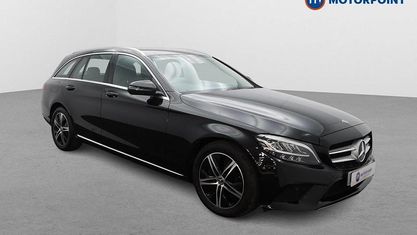 Używany Mercedes C200 184 KM (135 kW) 2018 Czarny Kombi