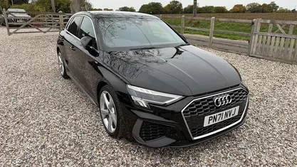 Used Audi A3 Sportback S-Line 116 HP (85 kW) 2021 Black Hatchback