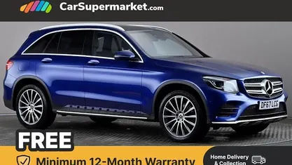 Used Mercedes GLC250 AMG Line Premium 204 HP (150 kW) 2018 Blue Estate
