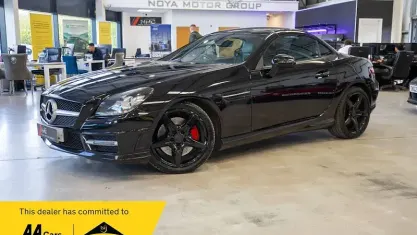 Used Mercedes SLK250 AMG 204 HP (150 kW) 2014 Black Cabriolet