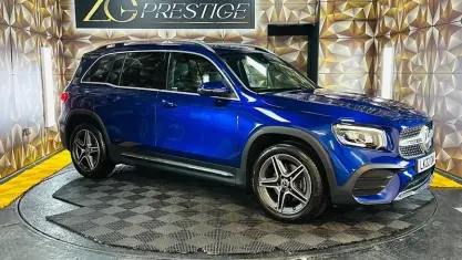 Used Mercedes GLB200 AMG line 163 HP (119 kW) 2022 Blue SUV