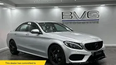 Silver Used 2017 Mercedes C200 AMG line Sedan | £11,994 (Fair price)