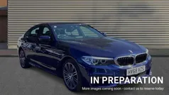 Mediterranean blue Used 2018 BMW 530e M Sport Sedan | £17,683 (Fair price)