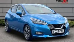 Blue Used 2022 Nissan Micra Tekna Hatchback | £12,499 (Fair price)