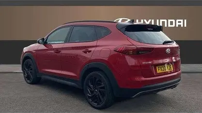 Begagnad Hyundai Tucson N Line 136 HK (100 kW) 2020 Röd SUV