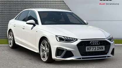 Used Audi A4 S-Line 150 HP (110 kW) 2024 White Sedan