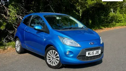 Used Ford Ka Zetec 69 HP (50 kW) 2015 Blue Hatchback