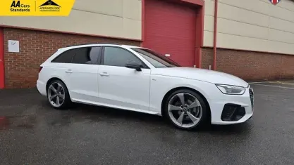 Used Audi A4 Black Edition 190 HP (139 kW) 2020 White Estate