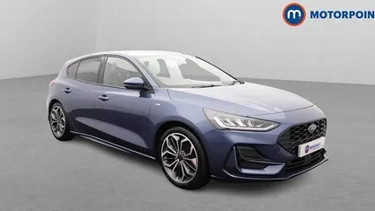 Blue Used 2023 Ford Focus ST-Line X Hatchback | £16,399 (Fair price)