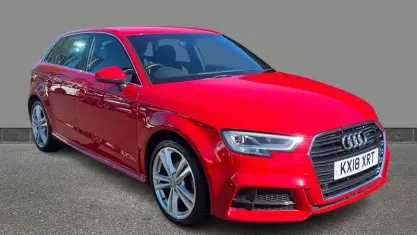Begagnad Audi A3 Sportback S-Line 150 HK (110 kW) 2018 Halvkombi
