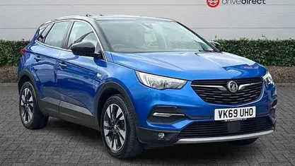 Used Vauxhall Grandland X Sport 131 HP (96 kW) 2019 Blue SUV