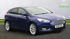 Blue Used 2017 Ford Focus Titanium X Hatchback | £11,199 (Fair price)