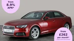 Red Used 2018 Audi A4 S-Line Sedan | £14,719 (Fair price)