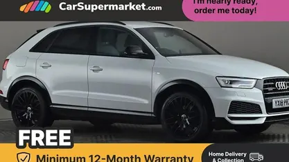 White Used 2018 Audi Q3 Black Edition SUV | £18,897 (Fair price)