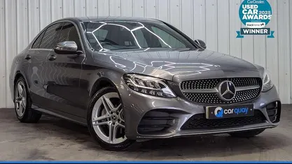 Used Mercedes C200 AMG line 184 HP (135 kW) 2019 Grey Sedan