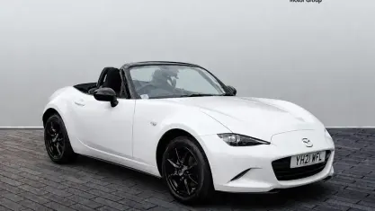 Used Mazda MX5 132 HP (97 kW) 2021 White Cabriolet