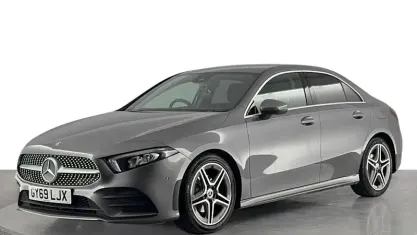 Used Mercedes A180 AMG line 116 HP (85 kW) 2019 Grey Sedan