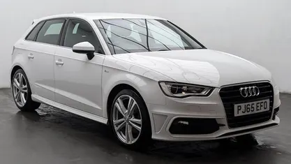 White Used 2015 Audi A3 Sportback S-Line Hatchback | £10,950 (Fair price)