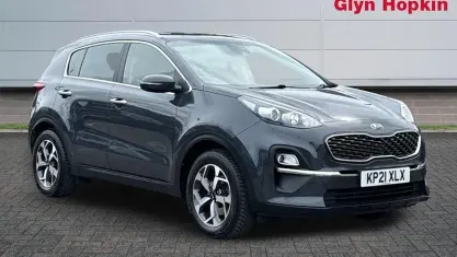 Usado Kia Sportage 136 HP (100 kW) 2021 Cinzento SUV