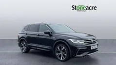 Black Used 2022 VW Tiguan Allspace R-line SUV | £27,933 (Fair price)