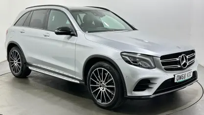 Used Mercedes GLC220 AMG line 170 HP (125 kW) 2018 Silver SUV