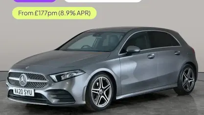 Used Mercedes A200 AMG line 163 HP (119 kW) 2020 Grey Hatchback