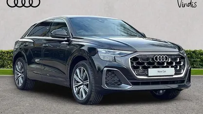 New 2025 Audi Q8 S-Line SUV | £87,075 (A bit pricey)