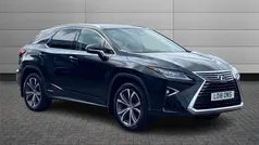 Graphite black Used 2018 Lexus RX450h Luxury Line SUV | £22,295 (Fair price)