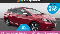 Red Used 2021 Nissan Leaf Tekna Hatchback | £12,197 (Fair price)