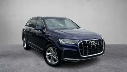 Used Audi Q7 S-Line 286 HP (210 kW) 2020 Blue SUV