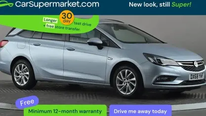 Używany Vauxhall Astra 105 KM (77 kW) 2018 Srebrny Kombi