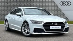 White Used 2021 Audi A7 S-Line Hatchback | £30,494 (Fair price)