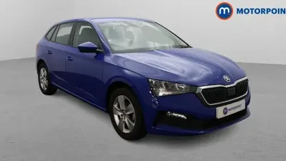 Used Skoda Scala SE 95 HP (69 kW) 2023 Blue Hatchback