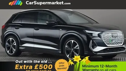 Used Audi Q4 e-tron S-Line 125 kW (170 HP) 2022 Black SUV