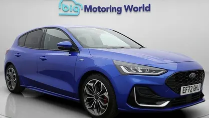 Used Ford Focus ST-Line 125 HP (91 kW) 2022 Blue Hatchback