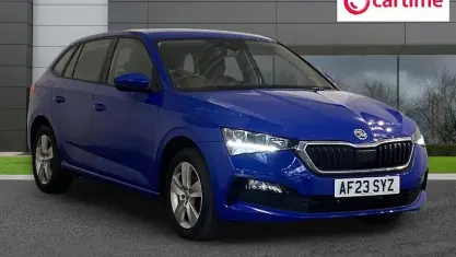 Used Skoda Scala SE 110 HP (80 kW) 2023 Blue Hatchback