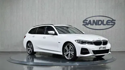 Usado BMW 330e M Sport 292 CV (214 kW) 2022 Blanco Familiar