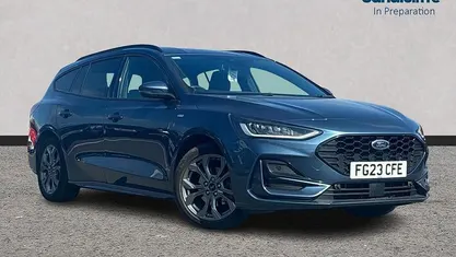 Usado Ford Focus ST-Line 125 HP (91 kW) 2023 Azul Carrinha