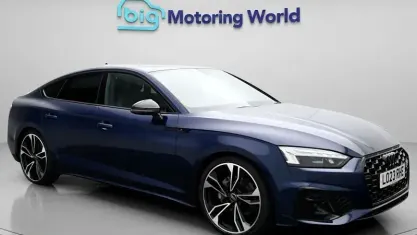 Used Audi A5 Sportback Black Edition 204 HP (150 kW) 2023 Blue Hatchback