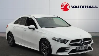 White Used 2020 Mercedes A200 AMG Line Premium Sedan | £18,072 (Fair price)