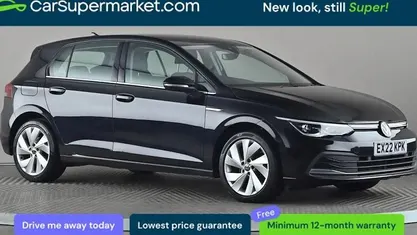 Used VW Golf VIII Style 131 HP (96 kW) 2022 Black Hatchback