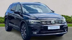 Black Used 2019 VW Tiguan Allspace R-line SUV | £21,988 (Fair price)