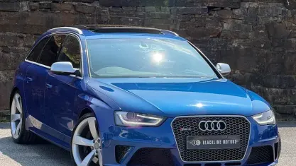 Used Audi RS4 Advanced 450 HP (330 kW) 2014 Blue Estate