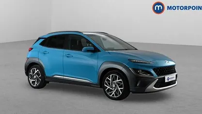 Second-hand Hyundai Kona Premium 141 CP (103 kW) 2021 Albastru SUV