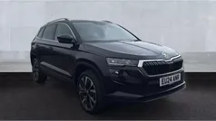 Black magic pearlescent Used 2024 Skoda Karoq SE L SUV | £25,195 (Fair price)