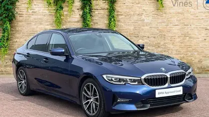 Used BMW 320 Sport Line 190 HP (139 kW) 2019 Blue Sedan